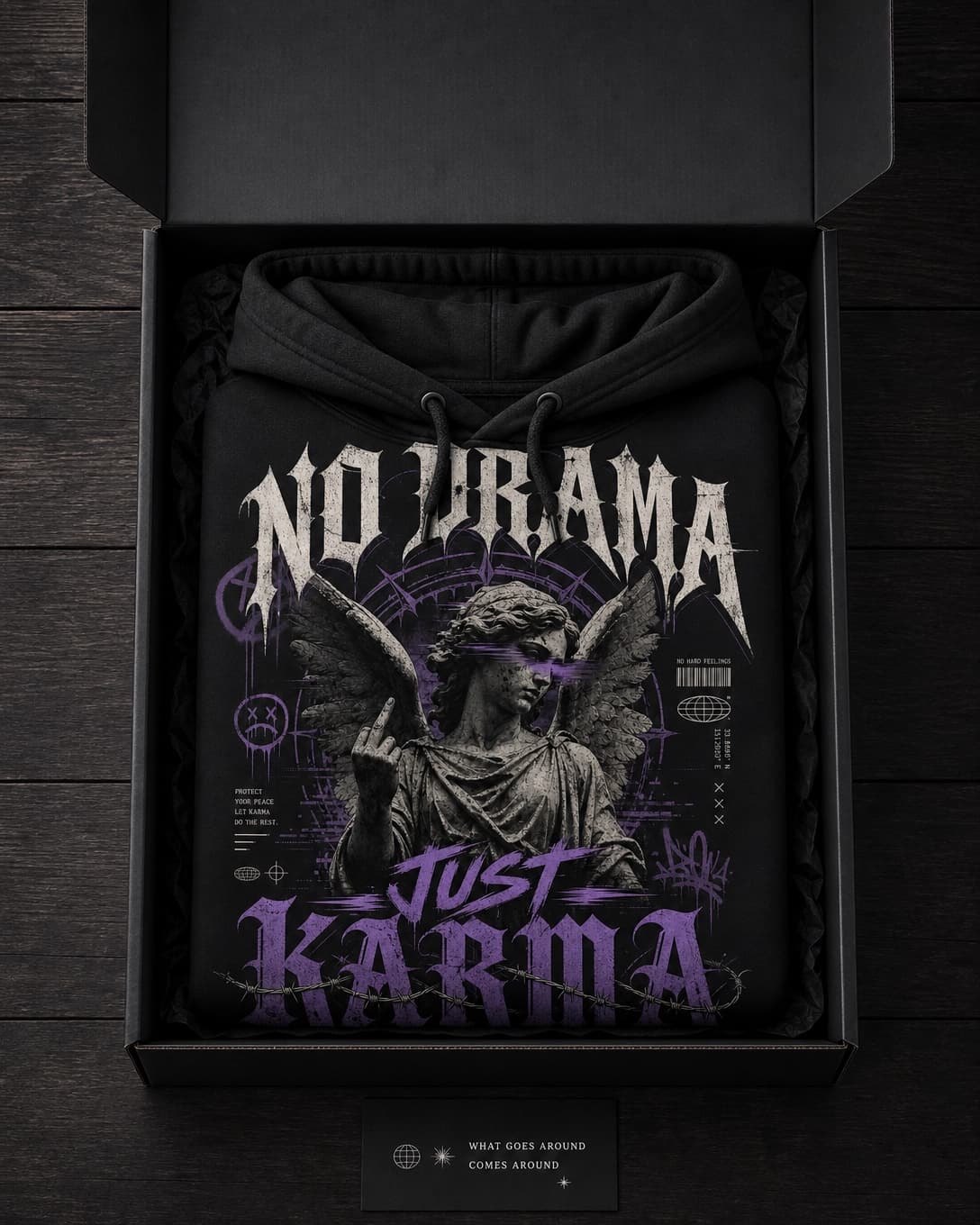 No Drama Just Karma Hoodie